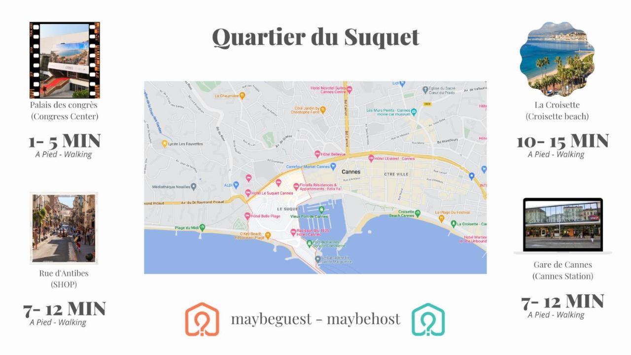 C001-Beau Studio Neuf Situe Au Centre Cannes Luaran gambar
